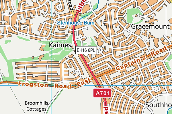 EH16 6PL map - OS VectorMap District (Ordnance Survey) EH16 6PL map - OS VectorMap District (Ordnance Survey)
