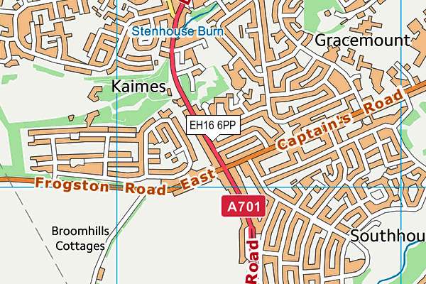 EH16 6PP map - OS VectorMap District (Ordnance Survey) EH16 6PP map - OS VectorMap District (Ordnance Survey)