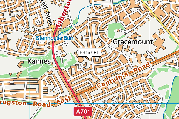EH16 6PT map - OS VectorMap District (Ordnance Survey) EH16 6PT map - OS VectorMap District (Ordnance Survey)