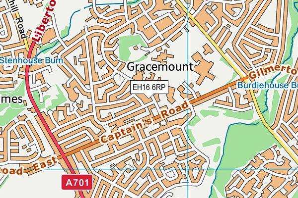 EH16 6RP map - OS VectorMap District (Ordnance Survey) EH16 6RP map - OS VectorMap District (Ordnance Survey)