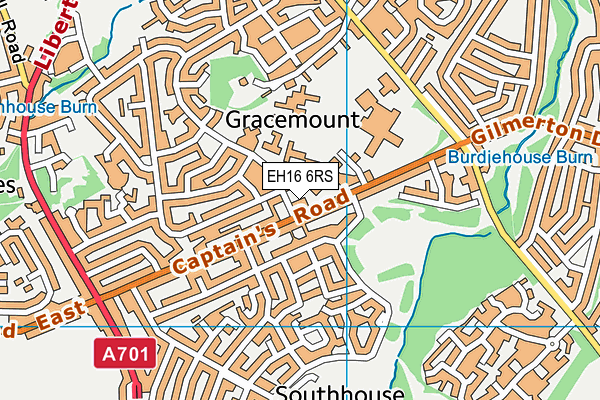 EH16 6RS map - OS VectorMap District (Ordnance Survey) EH16 6RS map - OS VectorMap District (Ordnance Survey)
