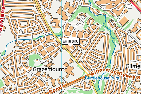 EH16 6RU map - OS VectorMap District (Ordnance Survey) EH16 6RU map - OS VectorMap District (Ordnance Survey)
