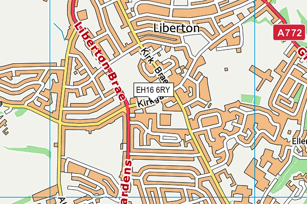 EH16 6RY map - OS VectorMap District (Ordnance Survey) EH16 6RY map - OS VectorMap District (Ordnance Survey)