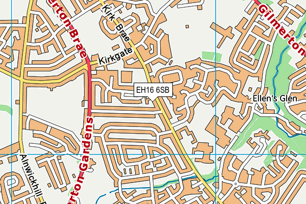 EH16 6SB map - OS VectorMap District (Ordnance Survey) EH16 6SB map - OS VectorMap District (Ordnance Survey)
