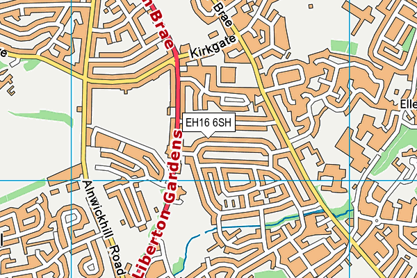 EH16 6SH map - OS VectorMap District (Ordnance Survey) EH16 6SH map - OS VectorMap District (Ordnance Survey)