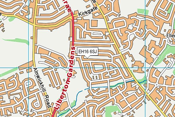 EH16 6SJ map - OS VectorMap District (Ordnance Survey) EH16 6SJ map - OS VectorMap District (Ordnance Survey)