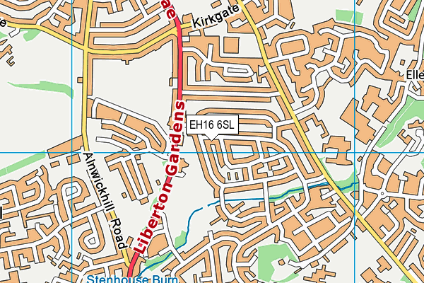 EH16 6SL map - OS VectorMap District (Ordnance Survey) EH16 6SL map - OS VectorMap District (Ordnance Survey)