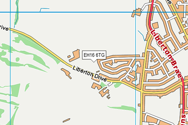 EH16 6TG map - OS VectorMap District (Ordnance Survey) EH16 6TG map - OS VectorMap District (Ordnance Survey)