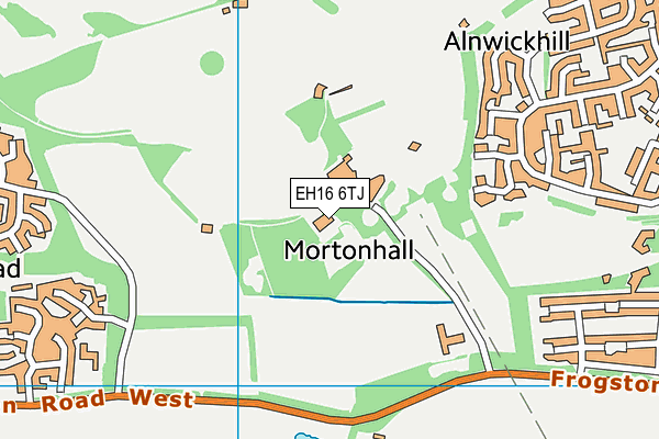 EH16 6TJ map - OS VectorMap District (Ordnance Survey) EH16 6TJ map - OS VectorMap District (Ordnance Survey)