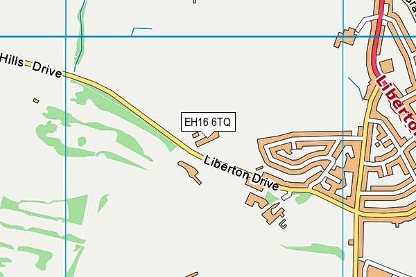 EH16 6TQ map - OS VectorMap District (Ordnance Survey) EH16 6TQ map - OS VectorMap District (Ordnance Survey)