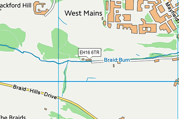 EH16 6TR map - OS VectorMap District (Ordnance Survey) EH16 6TR map - OS VectorMap District (Ordnance Survey)