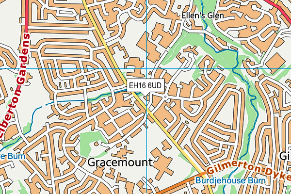 EH16 6UD map - OS VectorMap District (Ordnance Survey) EH16 6UD map - OS VectorMap District (Ordnance Survey)