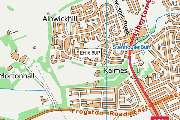 EH16 6UP map - OS VectorMap District (Ordnance Survey) EH16 6UP map - OS VectorMap District (Ordnance Survey)