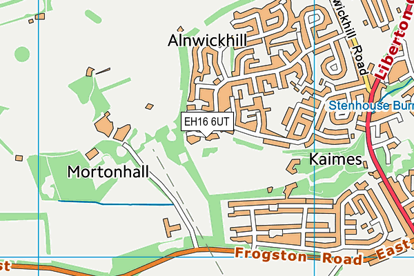 EH16 6UT map - OS VectorMap District (Ordnance Survey) EH16 6UT map - OS VectorMap District (Ordnance Survey)