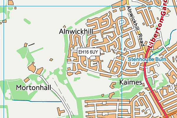 EH16 6UY map - OS VectorMap District (Ordnance Survey) EH16 6UY map - OS VectorMap District (Ordnance Survey)