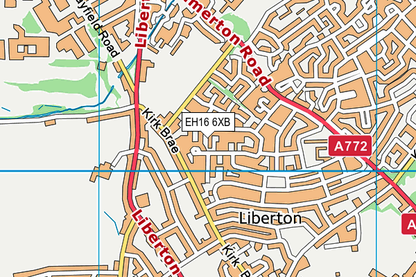 EH16 6XB map - OS VectorMap District (Ordnance Survey) EH16 6XB map - OS VectorMap District (Ordnance Survey)