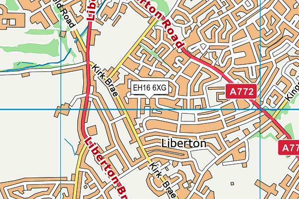 EH16 6XG map - OS VectorMap District (Ordnance Survey) EH16 6XG map - OS VectorMap District (Ordnance Survey)