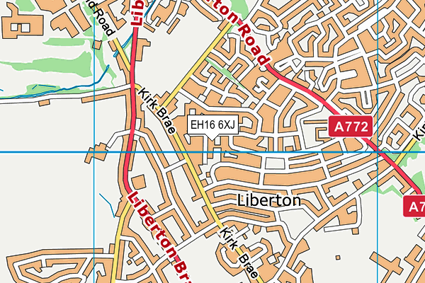 EH16 6XJ map - OS VectorMap District (Ordnance Survey) EH16 6XJ map - OS VectorMap District (Ordnance Survey)