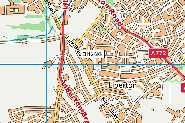 EH16 6XN map - OS VectorMap District (Ordnance Survey) EH16 6XN map - OS VectorMap District (Ordnance Survey)