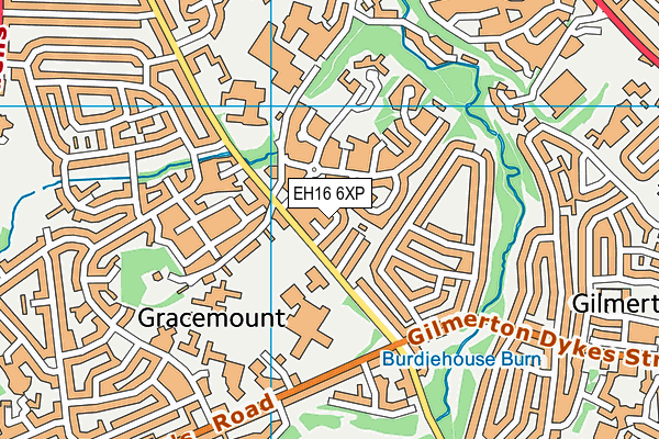 EH16 6XP map - OS VectorMap District (Ordnance Survey) EH16 6XP map - OS VectorMap District (Ordnance Survey)