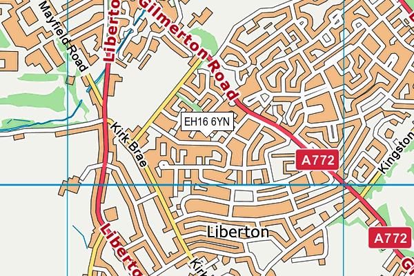 EH16 6YN map - OS VectorMap District (Ordnance Survey) EH16 6YN map - OS VectorMap District (Ordnance Survey)