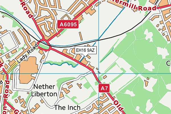 EH16 9AZ map - OS VectorMap District (Ordnance Survey) EH16 9AZ map - OS VectorMap District (Ordnance Survey)