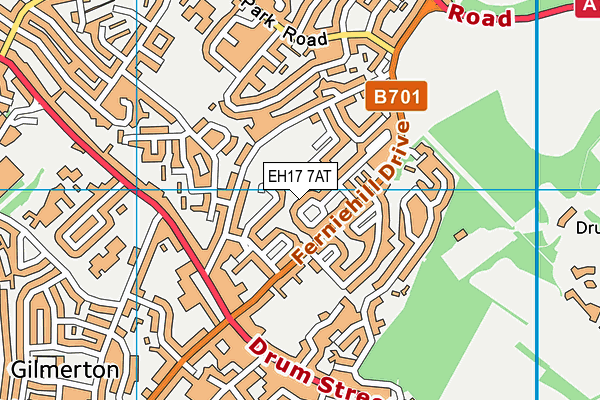 EH17 7AT map - OS VectorMap District (Ordnance Survey) EH17 7AT map - OS VectorMap District (Ordnance Survey)