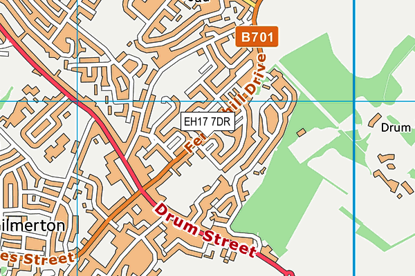 EH17 7DR map - OS VectorMap District (Ordnance Survey) EH17 7DR map - OS VectorMap District (Ordnance Survey)