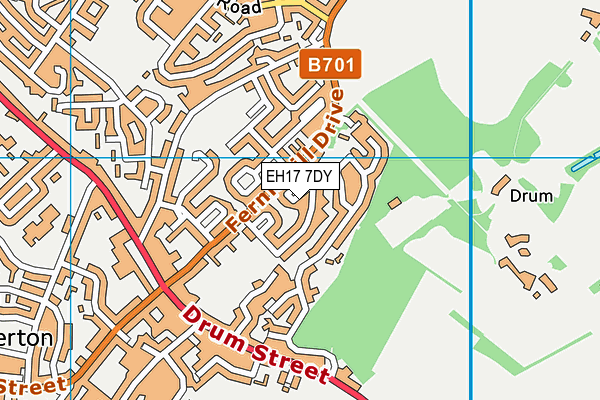 EH17 7DY map - OS VectorMap District (Ordnance Survey) EH17 7DY map - OS VectorMap District (Ordnance Survey)