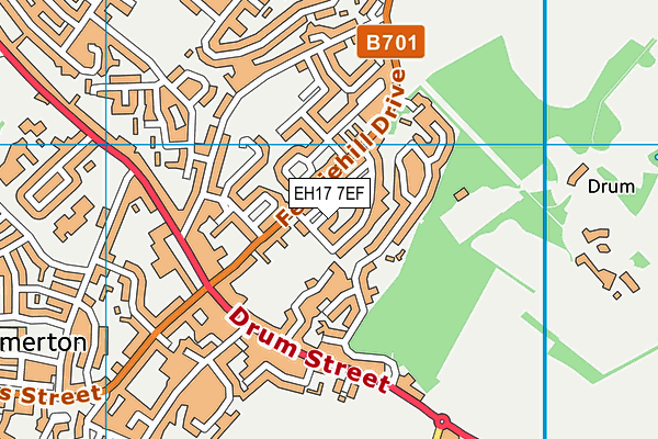 EH17 7EF map - OS VectorMap District (Ordnance Survey) EH17 7EF map - OS VectorMap District (Ordnance Survey)