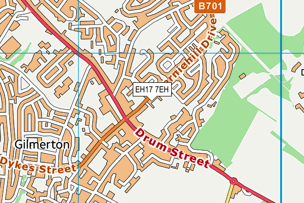EH17 7EH map - OS VectorMap District (Ordnance Survey) EH17 7EH map - OS VectorMap District (Ordnance Survey)