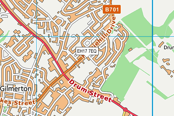 EH17 7EQ map - OS VectorMap District (Ordnance Survey) EH17 7EQ map - OS VectorMap District (Ordnance Survey)
