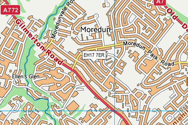 EH17 7ER map - OS VectorMap District (Ordnance Survey) EH17 7ER map - OS VectorMap District (Ordnance Survey)