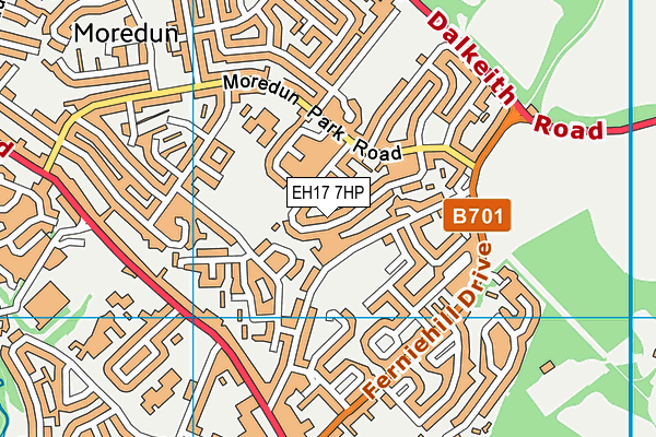EH17 7HP map - OS VectorMap District (Ordnance Survey) EH17 7HP map - OS VectorMap District (Ordnance Survey)