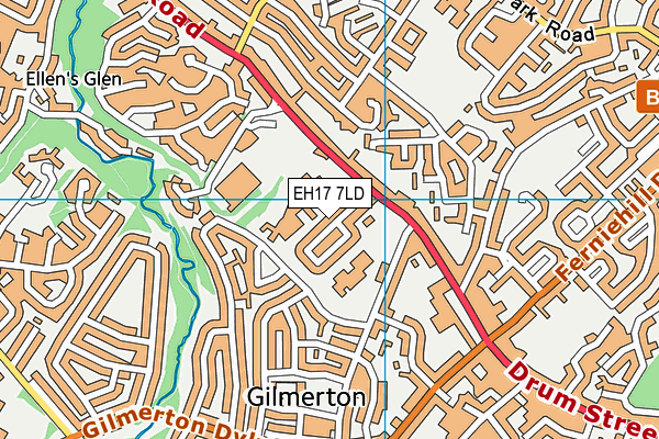 EH17 7LD map - OS VectorMap District (Ordnance Survey) EH17 7LD map - OS VectorMap District (Ordnance Survey)