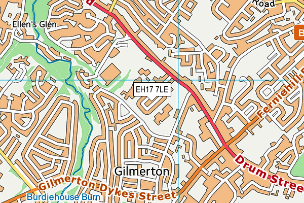 EH17 7LE map - OS VectorMap District (Ordnance Survey) EH17 7LE map - OS VectorMap District (Ordnance Survey)
