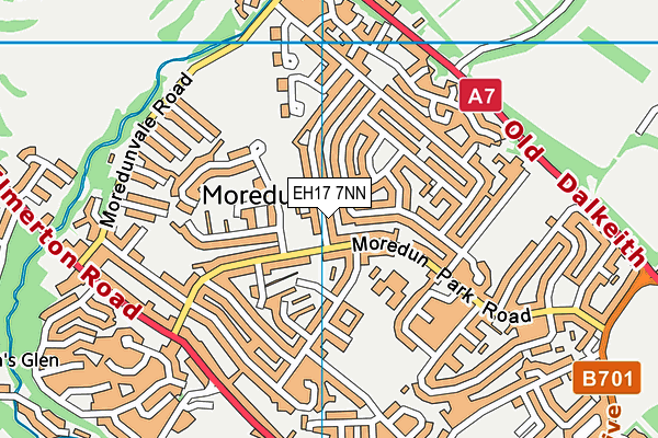 EH17 7NN map - OS VectorMap District (Ordnance Survey) EH17 7NN map - OS VectorMap District (Ordnance Survey)