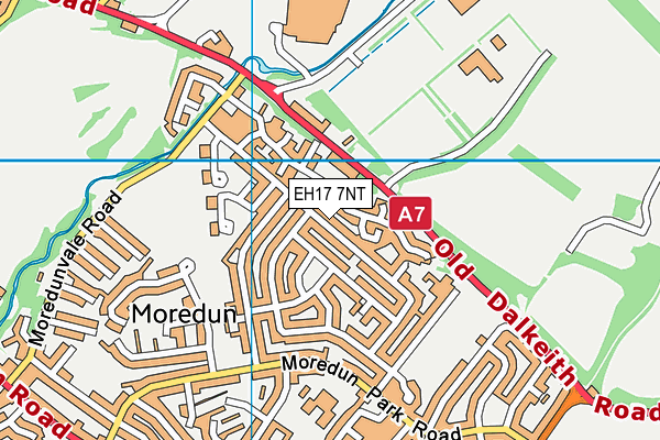 EH17 7NT map - OS VectorMap District (Ordnance Survey) EH17 7NT map - OS VectorMap District (Ordnance Survey)