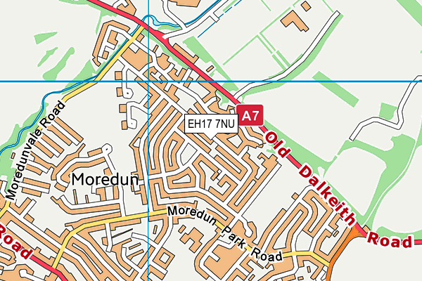 EH17 7NU map - OS VectorMap District (Ordnance Survey) EH17 7NU map - OS VectorMap District (Ordnance Survey)