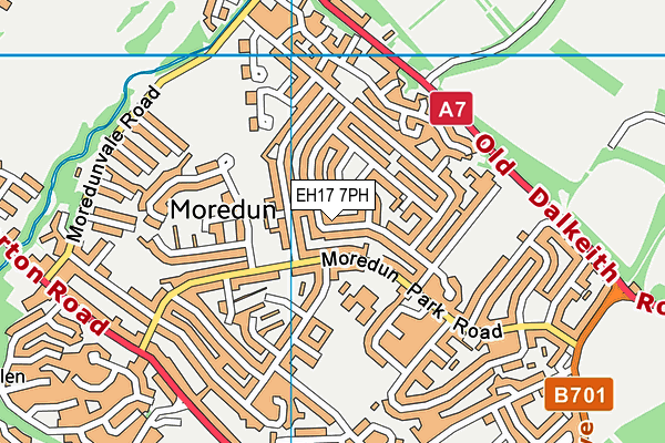 EH17 7PH map - OS VectorMap District (Ordnance Survey) EH17 7PH map - OS VectorMap District (Ordnance Survey)