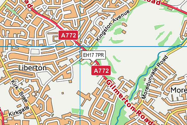 EH17 7PR map - OS VectorMap District (Ordnance Survey) EH17 7PR map - OS VectorMap District (Ordnance Survey)