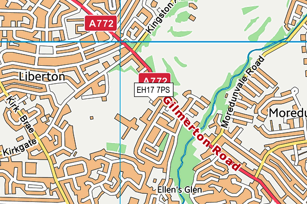 EH17 7PS map - OS VectorMap District (Ordnance Survey) EH17 7PS map - OS VectorMap District (Ordnance Survey)