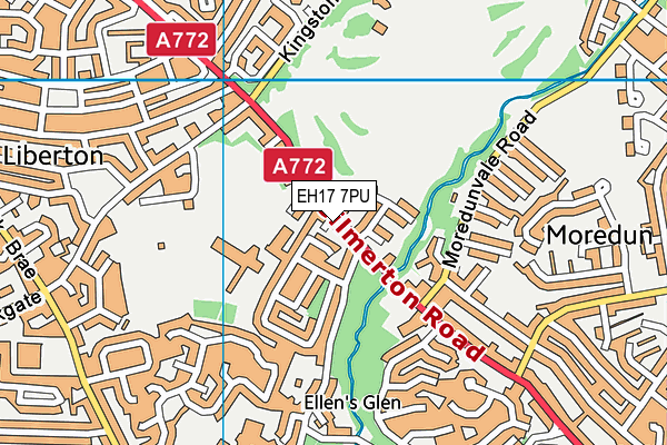 EH17 7PU map - OS VectorMap District (Ordnance Survey) EH17 7PU map - OS VectorMap District (Ordnance Survey)
