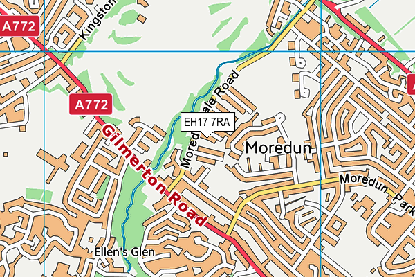 EH17 7RA map - OS VectorMap District (Ordnance Survey) EH17 7RA map - OS VectorMap District (Ordnance Survey)