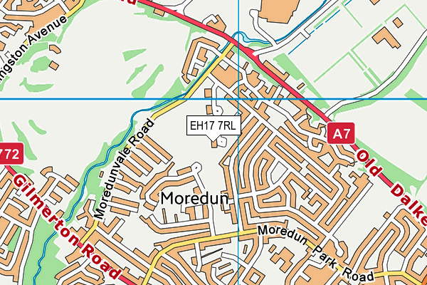 EH17 7RL map - OS VectorMap District (Ordnance Survey) EH17 7RL map - OS VectorMap District (Ordnance Survey)