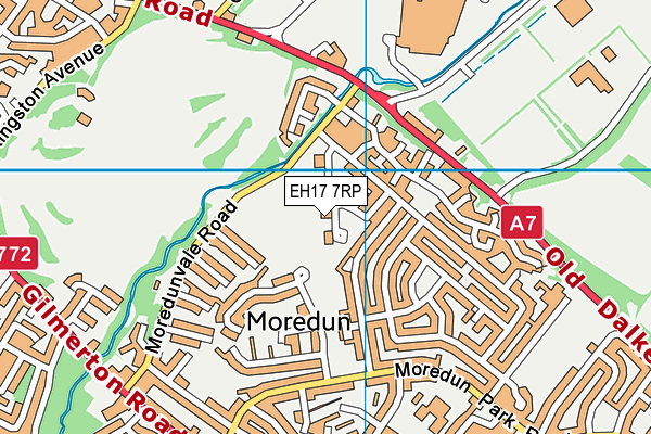 EH17 7RP map - OS VectorMap District (Ordnance Survey) EH17 7RP map - OS VectorMap District (Ordnance Survey)