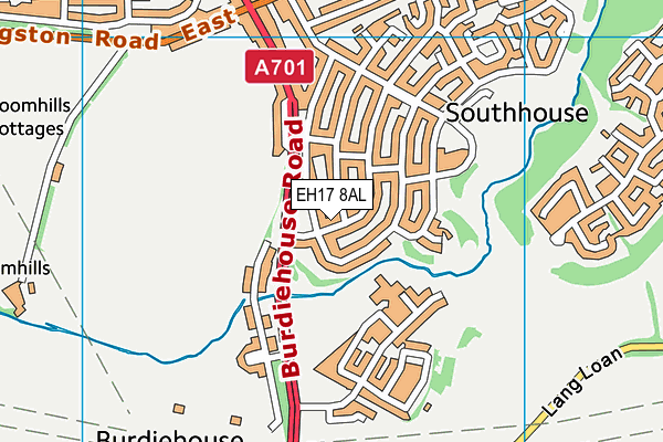 EH17 8AL map - OS VectorMap District (Ordnance Survey) EH17 8AL map - OS VectorMap District (Ordnance Survey)