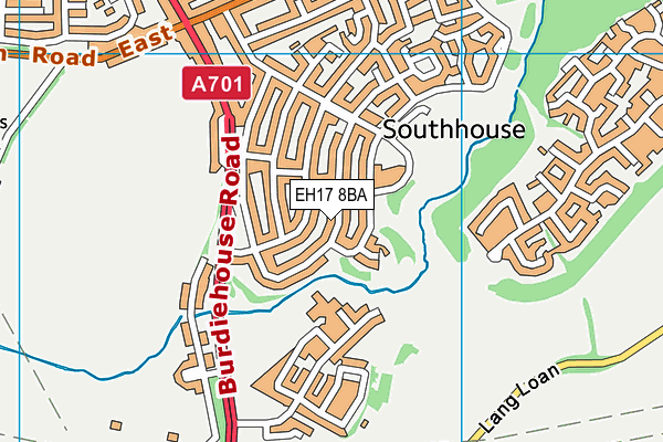 EH17 8BA map - OS VectorMap District (Ordnance Survey) EH17 8BA map - OS VectorMap District (Ordnance Survey)