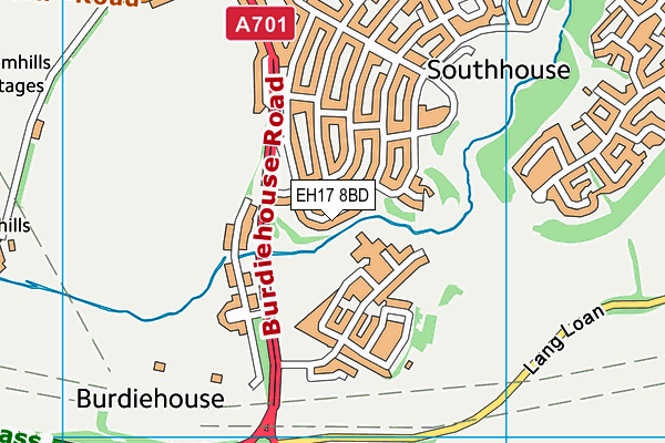 EH17 8BD map - OS VectorMap District (Ordnance Survey) EH17 8BD map - OS VectorMap District (Ordnance Survey)