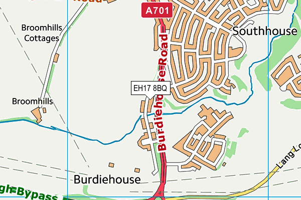 EH17 8BQ map - OS VectorMap District (Ordnance Survey) EH17 8BQ map - OS VectorMap District (Ordnance Survey)